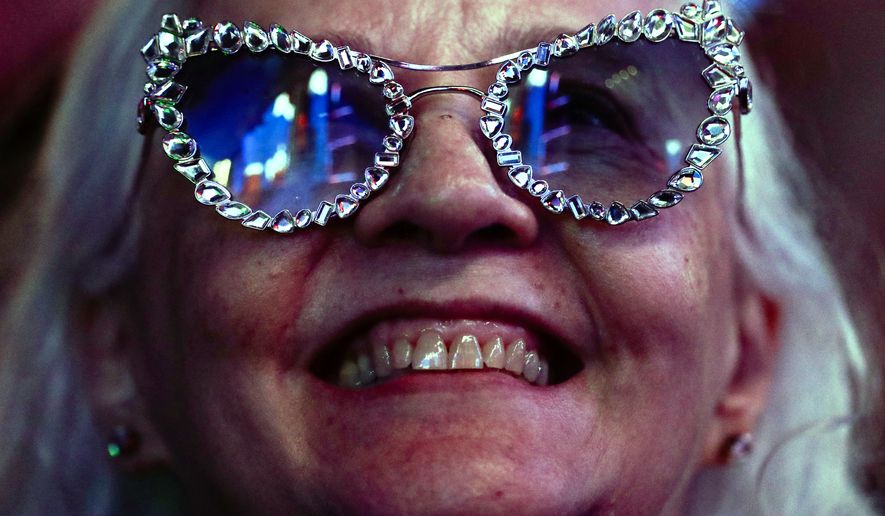 A fan attends the performance by American singer Jon Batiste at the Rock in Rio music festival in Rio de Janeiro, Sept. 7, 2026. (AP Photo/Bruna Prado, File)