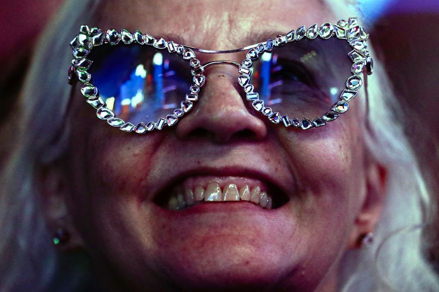 A fan attends the performance by American singer Jon Batiste at the Rock in Rio music festival in Rio de Janeiro, Sept. 7, 2026. (AP Photo/Bruna Prado, File)