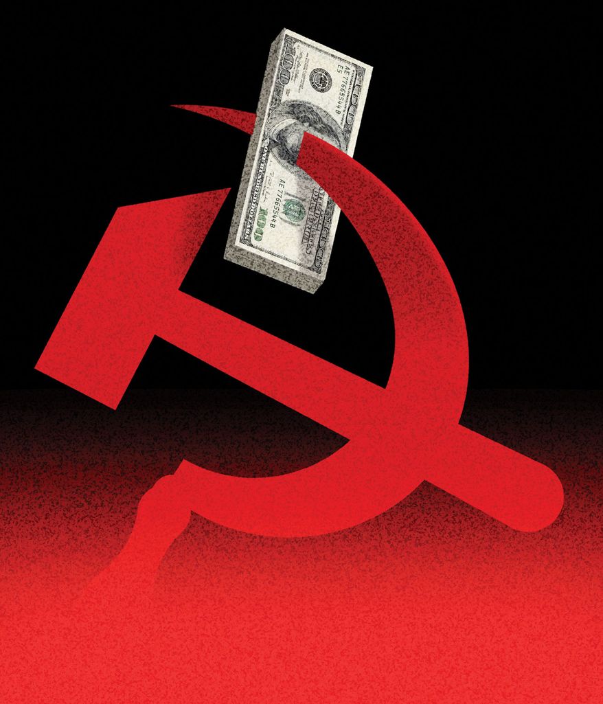 Socialism and lack of affordability illustration by Alexander Hunter/The Washington Times