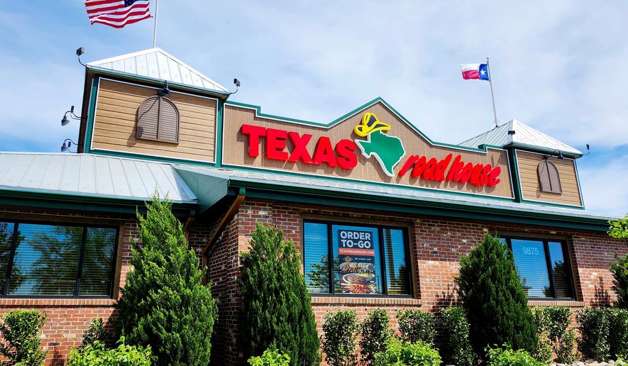 Texas Roadhouse restaurant in Manassas, Virginia. File photo credit: refrina via Shutterstock.