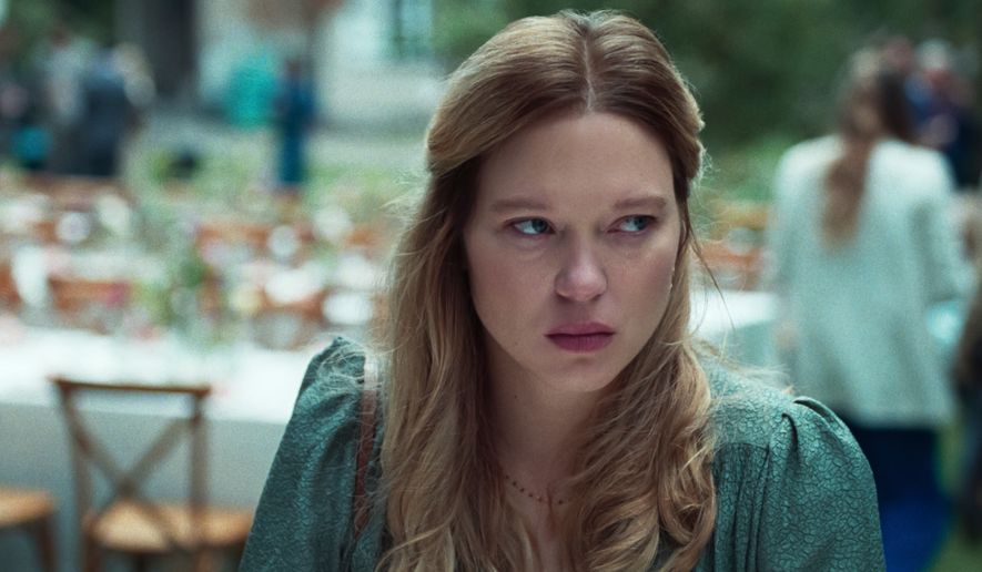 This image released by Netflix shows Léa Seydoux in a scene from "Gentle Monster." (Netflix via AP)