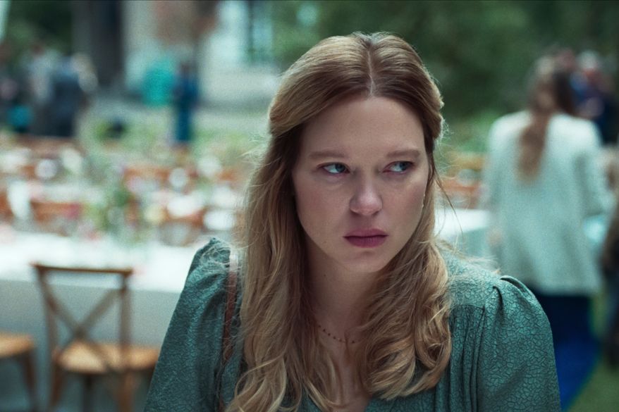 This image released by Netflix shows Léa Seydoux in a scene from "Gentle Monster." (Netflix via AP)