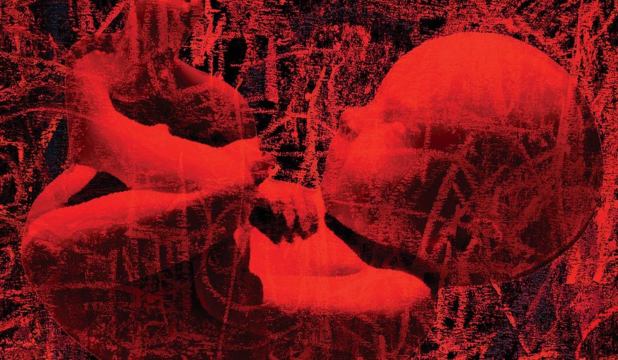 Fight for life and not abortion illustration by Alexander Hunter/The Washington Times