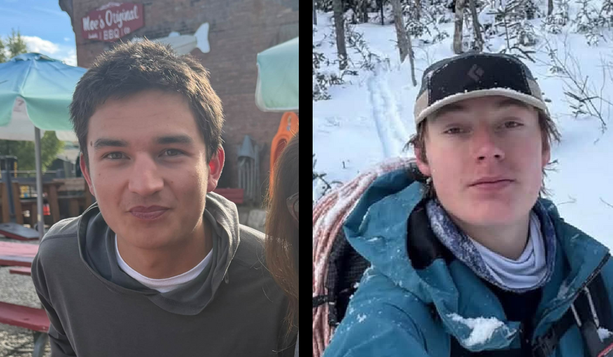 "It is with profound sadness that we report Kaden Matsuda (age 19) and Jackson Donlon (age 20) were located deceased at about 3:30PM today (10-28-26) in a basin of West Apostle Mountain in Chaffee County." Photo: Chaffee County Sheriff's Office via Facebook.