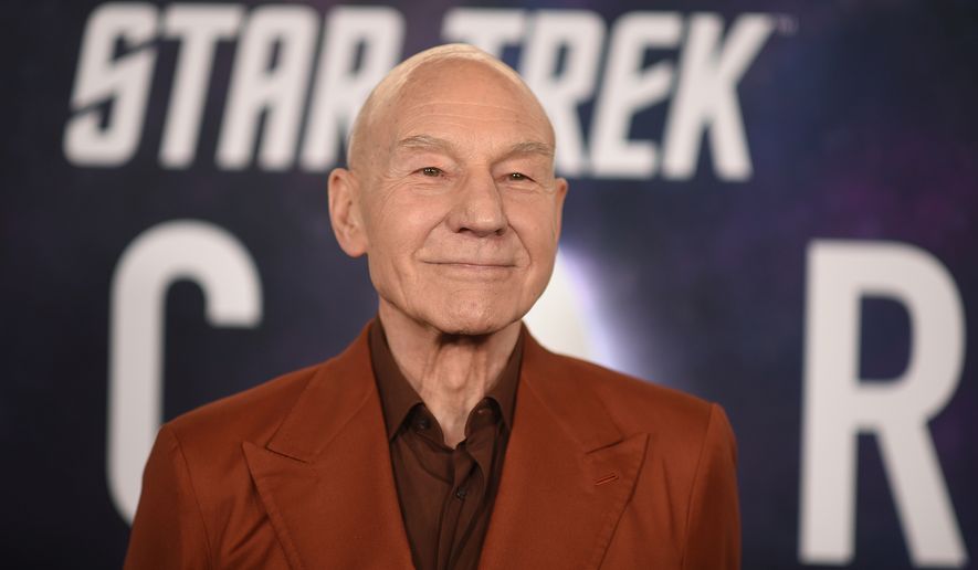 Patrick Stewart arrives at the premiere of the third and final season of "Star Trek: Picard" on Feb. 9, 2023, in Los Angeles. (Photo by Richard Shotwell/Invision/AP, File)