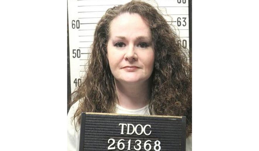 FILE- This photo provided by the Tennessee Department of Correction shows Christa Pike on Jan. 12, 2023. (TDOC via AP)