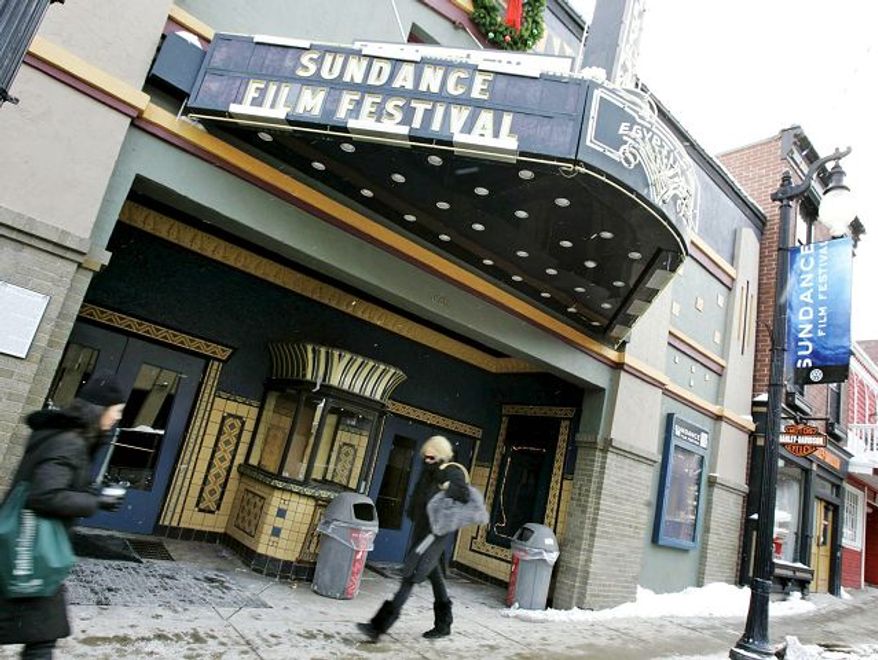 Main Street in Park City, Utah, is a focus of the Sundance Film Festival, where filmmakers show off their new works. (Associated Press)