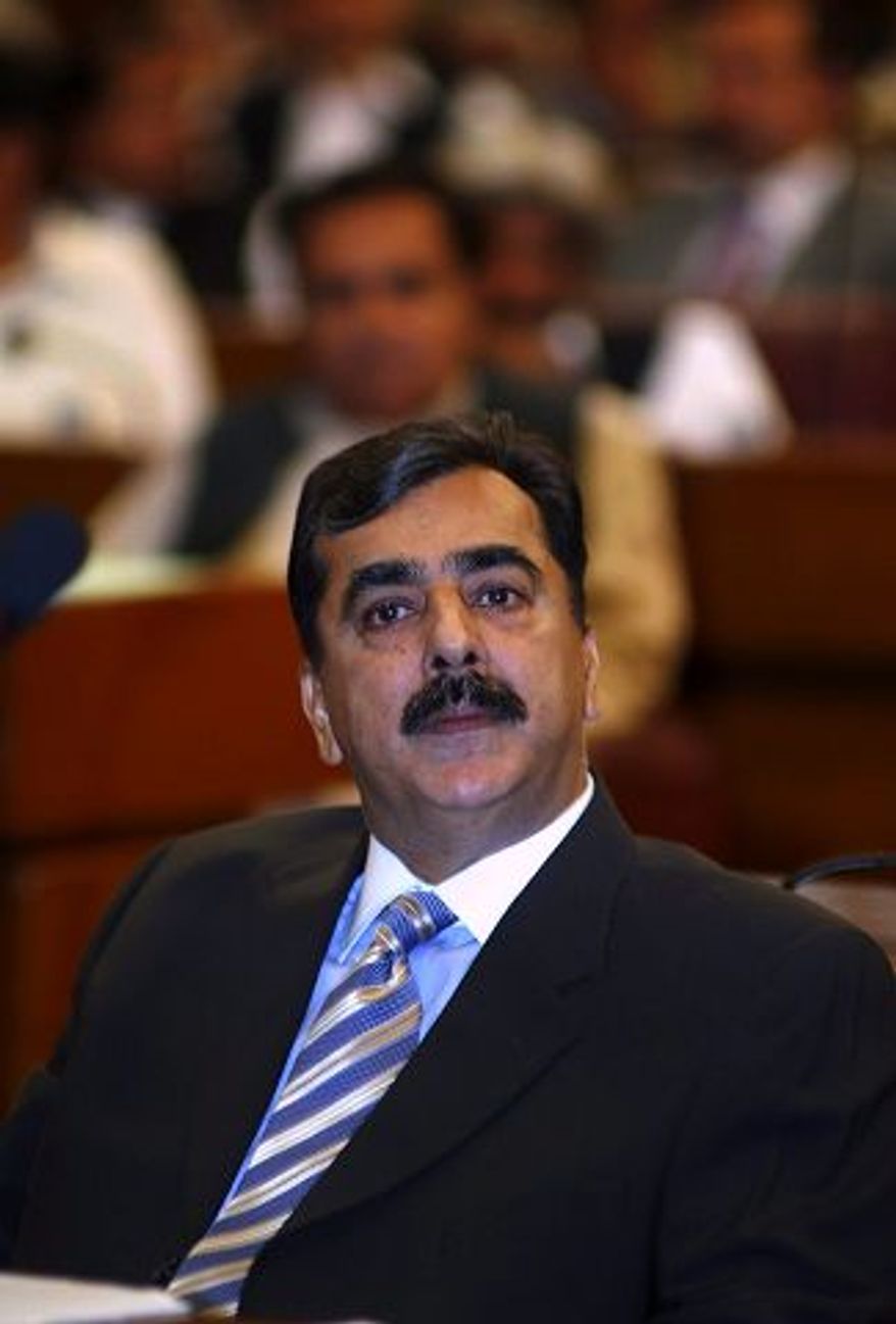**FILE** Pakistani Prime Minister Yousaf Raza Gilani