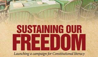 Sustaining Our Freedom: Launching a campaign for Constitutional literacy